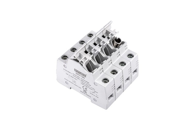 SSY Series 10*38 mm Cylindrical Fuse holders 3P + N
